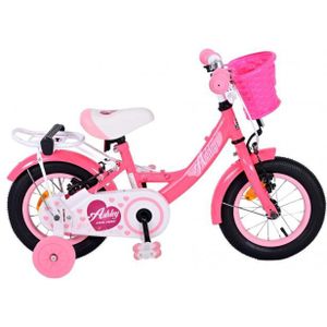 Volare Ashley Kinderfiets 12 inch - Roze/Rood