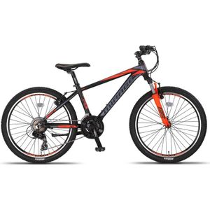 Umit Mirage Mountainbke 24 inch 21V - Zwart/Oranje