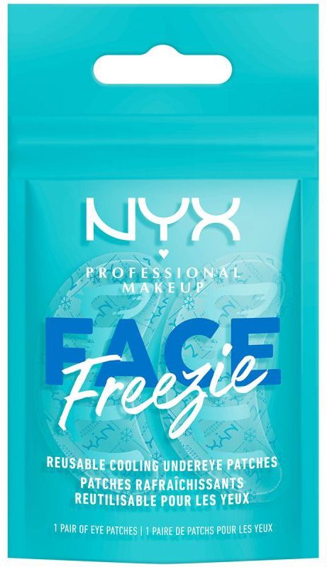 NYX Professional Make Up, Face Freezie, oogmake-up, herbruikbaar, veganistische formule, 1 paar van 2 patches