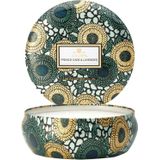 Voluspa 3-Wick Tin Candle French Cade And Lavender 40h