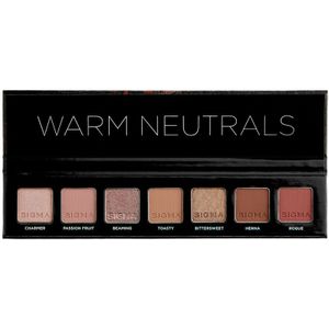 Sigma Beauty - Warm Neutrals - Oogschaduwpalette - 7 Tinten