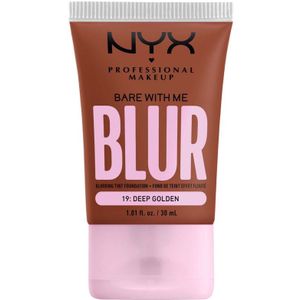 NYX Professional Makeup Bare With Me Blur Tint Foundation 19 Deep Golden (30 ml)