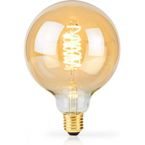 LED Filament Globe lamp | dimbaar | 3.8W G125 E27 - 2100K - Extra warm wit