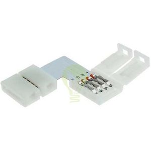 Hoekstuk voor RGB LED strip 10mm | Klembaar