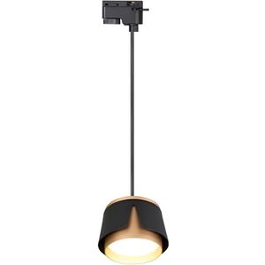 1-fase hanglamp rond Ø100 | Tulip | Zwart/ Goud | GX53 fitting