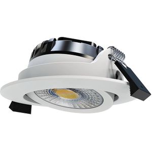 LED ondiepe Inbouwspot Wit MIRAN | 6W | Dimbaar | 68mm | IP65 Waterdicht | CCT