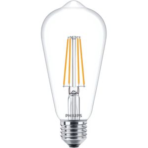 Philips CorePro LED Filament Edison Lamp | ST64 | 7W | 2700K - Warm wit (827) | 806 Lumen