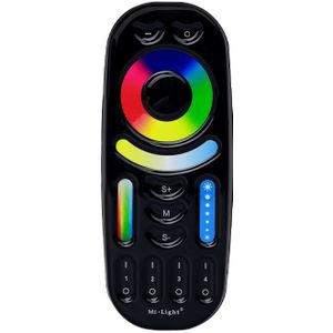RGB+CCT RF Afstandsbediening 2,4G - 4 Kanalen - Zwart
