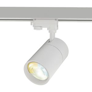 LED 3-fase Railspot | 20W | CCT switch | Dimbaar | Wit