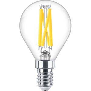 Philips MASTER LED E14 Kogel Filament Helder 5.9W 806lm - 922-927 Dim To Warm | Beste Kleurweergave - Dimbaar - Vervangt 60W