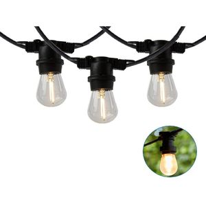 Complete set | Prikkabel 15 meter | Incl. 15 filament lampen | 1W | 2700K