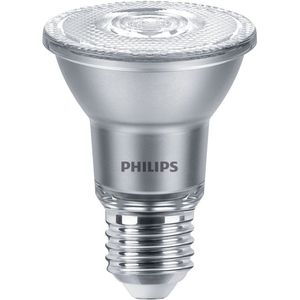 Philips Master Value LED Lamp Reflector E27 PAR20 6W 500lm 40D | Beste Kleurweergave - Dimbaar - Vervangt 50W | 4000K - Naturel wit (840)