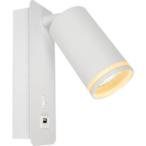 LED wandlamp - Bedlamp met USB-Poort | GU10 fitting | Wit
