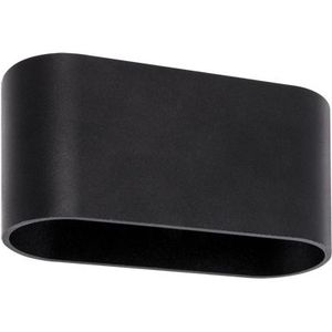 LED Wandlamp Oval zwart Tobias | Rond | G9 fitting