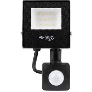 LED Bouwlamp op Sensor | TIGA | 10W | Zwart | 4500K | IP65