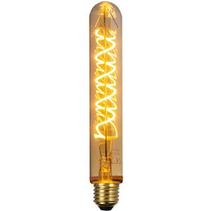 LED Filament Amber lamp | Dimbaar | 4W | Tube | E27 - 2400K - T32