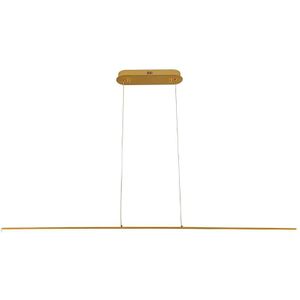 Langwerpige hanglamp 120cm | Goud | Lineair | 20 watt | 4000K