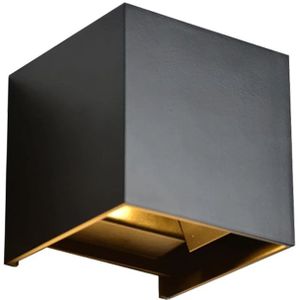 LED Cube Wandlamp | Dimbaar | IP44 | G9 fitting | Zwart