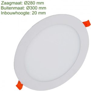 LED Inbouw Downlight 22W Slim | 280mm 2300lm