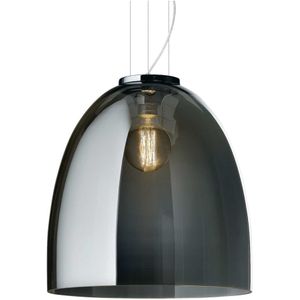 Glazen Hanglamp | E27 fitting | Smoked | Eva | 40CM