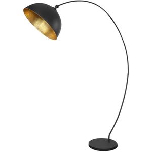 LED Moderne Vloerlamp - Zwart / Goud - E27 fitting - Klang