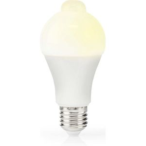 LED lamp | PIR Sensor | 8,5W | A60 | E27 - 3000K - Warm wit