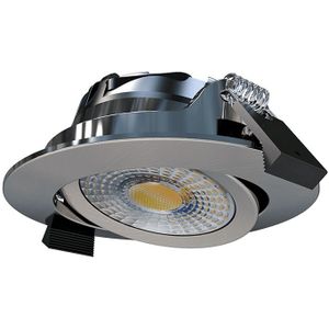 LED ondiepe Inbouwspot RVS MIRAN | 6W | Dimbaar | 68mm | IP65 Waterdicht | CCT