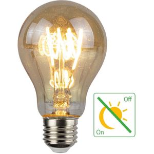 LED Filament lamp met schemersensor | 4W | A60 | E27 | 2200K- Warm wit