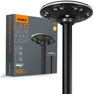Solar straatlantaarn | Met bewegingssensor | 1400 Lumen