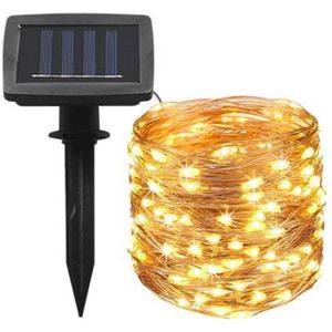 Solar lichtslinger Twinkle | 10 Meter | 100 LED's | Warm licht