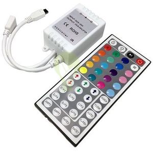 Ledstrip RGB IR afstandsbediening | 12 Volt | 44 knops | 144W