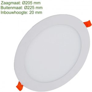 LED Inbouw Downlight 18W Slim | Ø205mm 1500lm