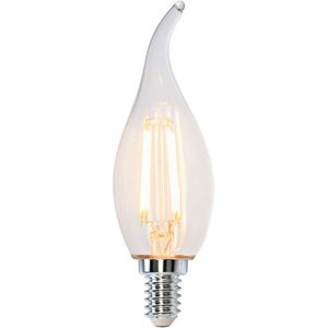 LED Filament kaarslamp met tip 4W | Dimbaar | E14 | 2700K - Warm wit