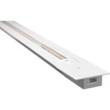 Inbouw 1-Fase Rails 100cm - Wit