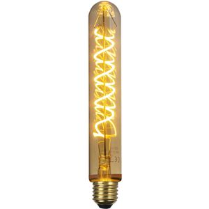 LED Filament Amber lamp | Dimbaar | 4W | Tube | E27 - 2400K - Extra warm wit