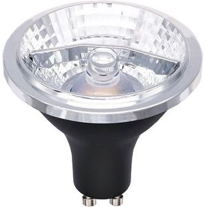 LED AR70 Spot | Dimbaar | GU10 | 45° | 6 Watt | ZWART | 2700K - Warm wit (827)