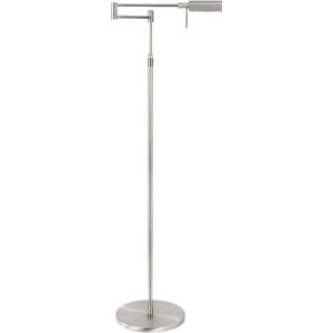 Vloerlamp LED New Bari LED 140cm Nickel 2700K  10 Watt