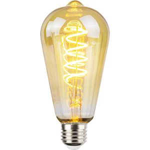 LED Filament Edison lamp amber | 64mm | 6 Watt | Dimbaar | 2400K - Extra warm
