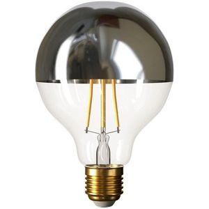 LED kopspiegel Filament lamp 7W | Globe G95 | Zilver | 2700K - Warm wit