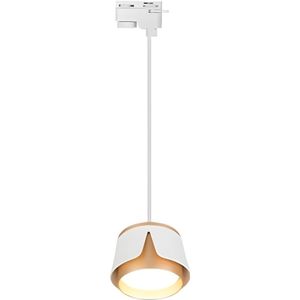 1-fase hanglamp rond �Ø100 | Tulip | Wit / Goud | GX53 fitting