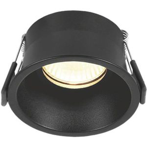 LED inbouw spot | Verdiept | Rond | Ø77mm | Zwart