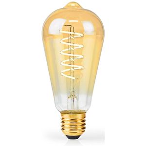 LED Filament Edison lamp 3.8 watt | Curved | Dimbaar | E27 | 2100K