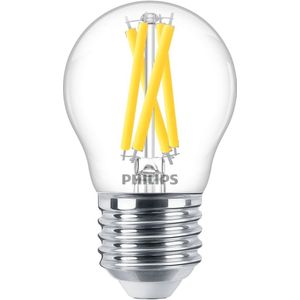 Philips MASTER LED E27 Kogel Filament Helder 3.5W 470lm - 922-927 Dim To Warm | Beste Kleurweergave - Dimbaar - Vervangt 40W