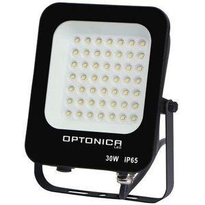 LED Bouwlamp - Floodlight | Basic serie |30 Watt | Zwart | 6000K - Daglicht wit (860)