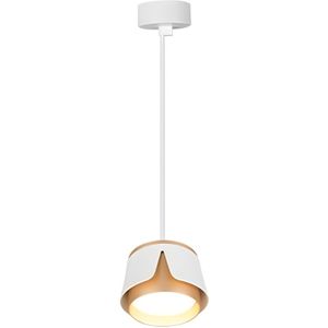 Hanglamp rond Ø100 | Tulip | Wit/ Goud | GX53 fitting