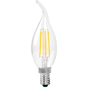 LED Filament kaarslamp 4W met tip E14 C35T 220V