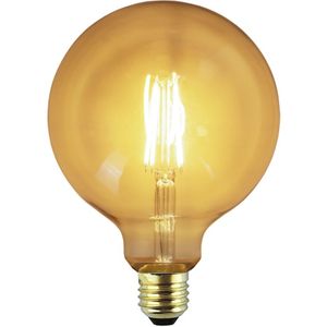 LED Filament Globe lamp | 125mm | Dimbaar | 6W | Amber | E27 - 2700K