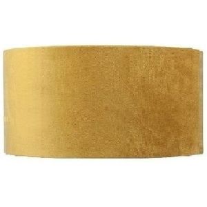 Stoffen lampenkap velvet | Oker Geel met Gouden binnenkant | Ø35cm