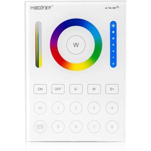 Mi-Light | Afstandsbediening | RGB+CCT | Zwart | 8 Kanalen