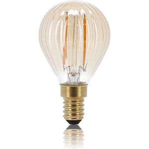 LED  Filament Peer Lamp | Amber | E14 | P45 | 2W | 2000K - Extra warm wit | 140 Lumen | Dimbaar